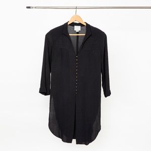 Maeve long sleeved black tunic